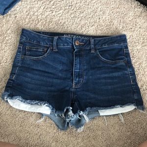 Dark Size 12 American Eagle Denim Shorts